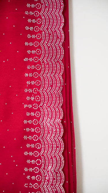 Chiffon Georgette Saree with Swarovski