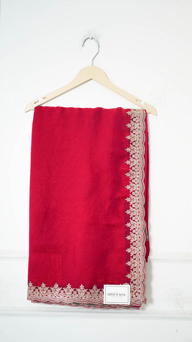 Fendi Zari Border Saree