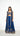 Zariwork Sleeveless Blouse with Outer Jacket and Sarara