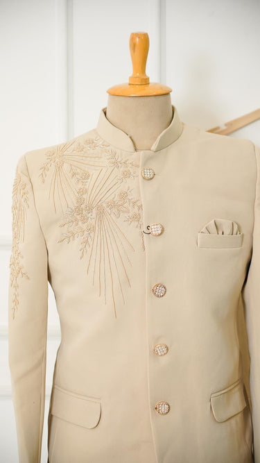 Men's Indo Western Handembroidered Jodhpuri Suit