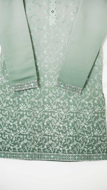 Mens Ombre Kurta with Embroidery