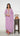Kurti Suit with Hand Embroidered Neckline and Floral Shawl