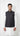 Black Geometric Pattern Nehru Jacket