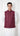 Vertical Embroidery Modi Coat in Velvet