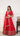 Red Silk Lehenga with Mirrorwork