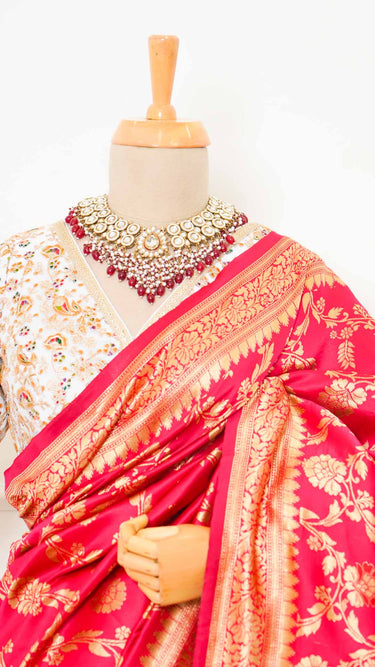 Art Silk Saree with Foil Print