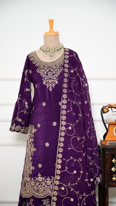 Fendi Zariwork Garara Suit Megha