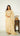 Cream Hand Embroidered Kurti Suit