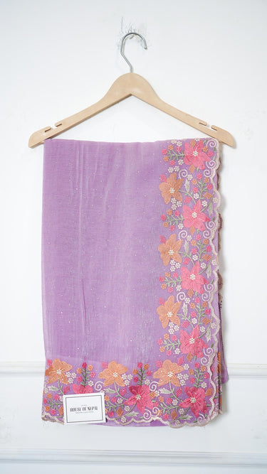 Shine Chiffon With Multithread Border