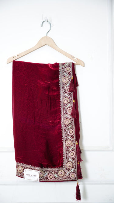 Fendi Zari Border Saree