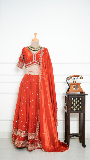 Fendi Handwork Lehenga Set Bloom