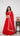 Red Sleeveless Chikankari Lehenga Set