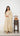 Cosmos Handwork Beige Anarkali Suit