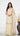 Sleeveless Gold Cosmos Sarara Suit with Shawl