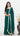 Bottle Green Thread and Sequin Georgette Sarara Suit