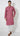 Peach Pink Digital Printed Mens Kurta in Cotton