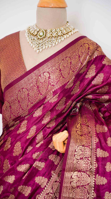 Dola Silk Saree with Butti and Borderwork