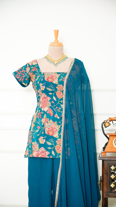 Crepe Silk Halterneck 90s Kurti Myra