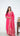 Rani Pink V Neck Handwork Kurti Suit