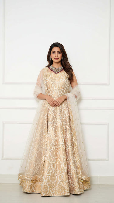 Brocade Extra Flair Lehenga with Corset