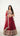 Maroon Zariwork Patti Border Lehenga in Silk