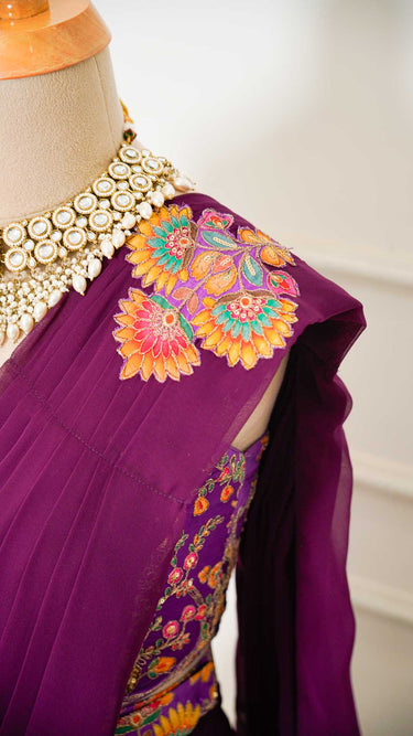 Ready to Wear Saree with Corset Blouse
