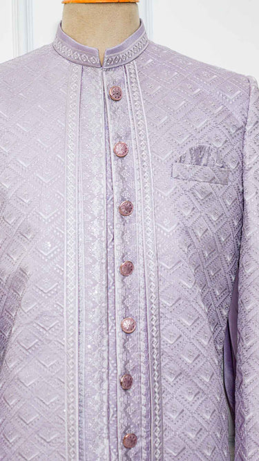 Men's Indo Western Suit with Threadwork Panache