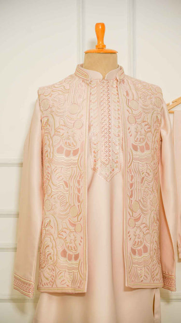 Designer Indo Western Kurta Jacket Set Signature