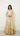 Gold Cosmos Leaf Garara Suit with Shawl