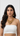 White Pearl Temple Jewellery Haar with Earrings Lakshmi