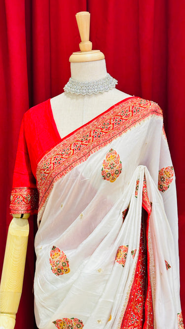 Heavy Handwork Saree