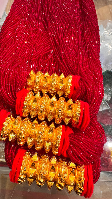 Gold Plated Hydro Crystal Bhukke Maili Tilhari