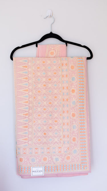 Georgette Threadwork Saree - House of Nepal