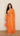 Bright Orange Handwork Saree with Boutique Blouse,Belt and Potli