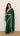Dark Green Handwork Saree with Boutique Blouse,Belt and Potli
