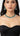 Emerald Green American Diamond Necklace And Earring Yuvi