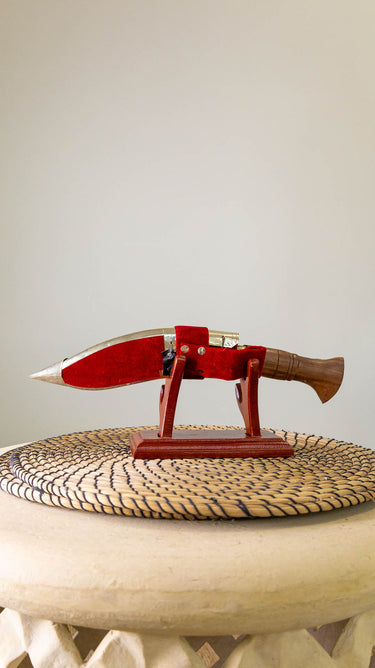 7 Inches Nepalese Souvenir Khukuri With Stand