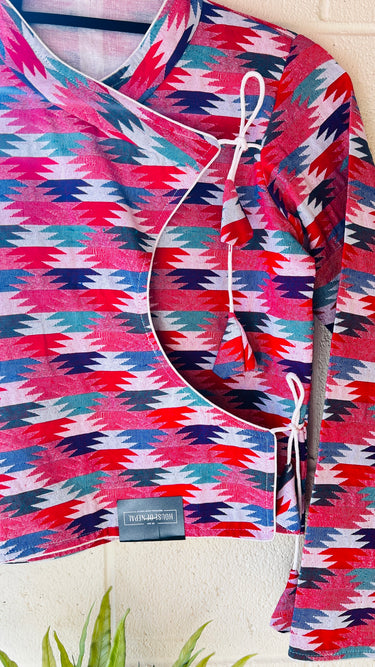 Traditional Nepali Dhaka Blouse