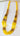 Yellow Crystal Potey Bead Necklace