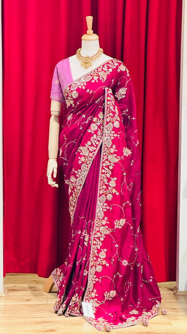 Heavy Jaal Saree