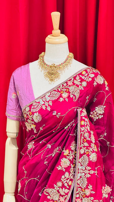 Heavy Jaal Saree