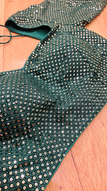 Half Sleeve Boutique Blouse Jade