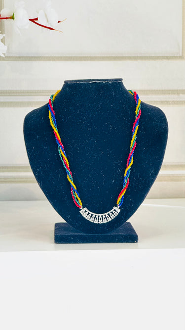 American Diamond Hydro Crystal Mangalsutra Rose - House of Nepal