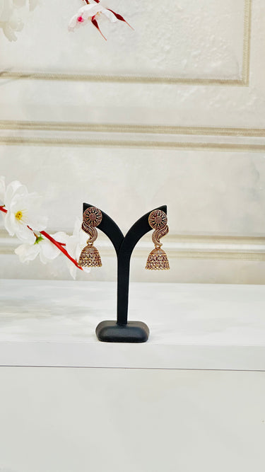 Maroon Mini Jhumka Orchid - House of Nepal