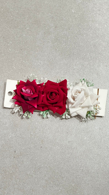 Multicolour Rose Flower Hair Clip Aster