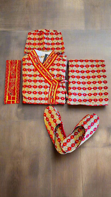 Mens Dhaka Bridal Set - House of Nepal