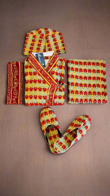 Mens Dhaka Bridal Set Pattern 3 - House of Nepal