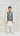 Kids Dhaka Waistcoat Radiance Navy Blue And Blue Mix - House of Nepal