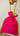 Hot Pink Bead Embroidered Hand Bag Vina - House of Nepal