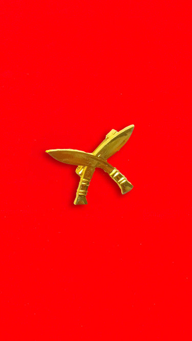 Cross Khukuri Brooch - House of Nepal